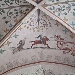 Hl. Georg mit Drachen und Prinzessin