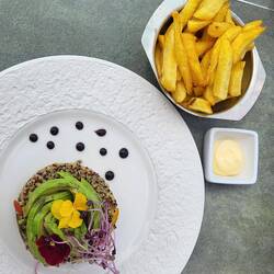 Mein Mittagessen in Liège.