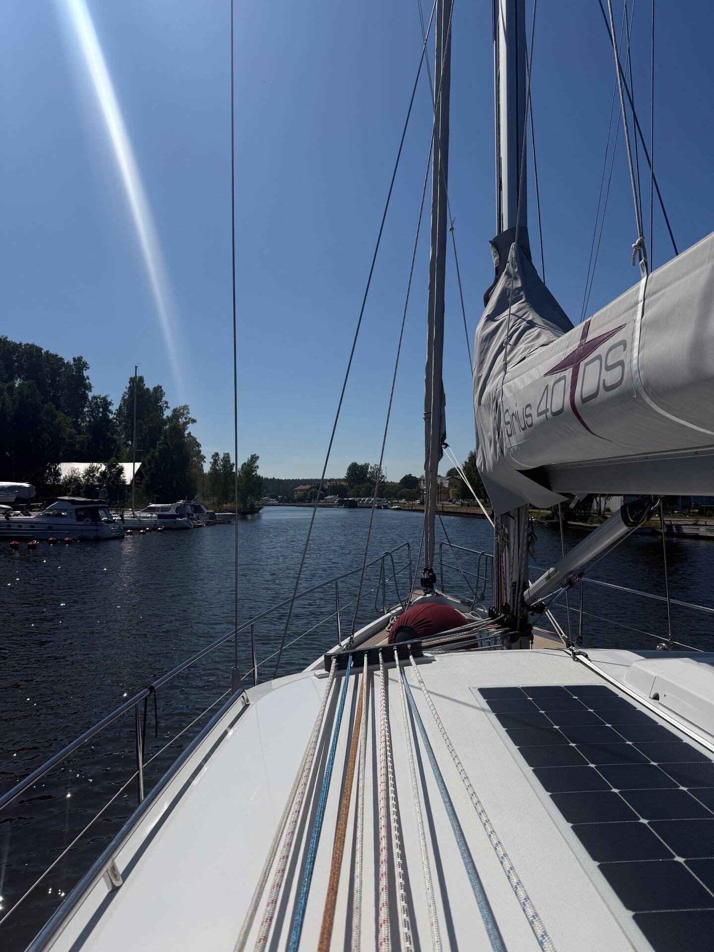 Die Einfahrt in den Sund