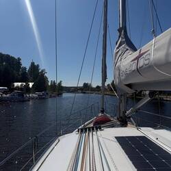 Die Einfahrt in den Sund