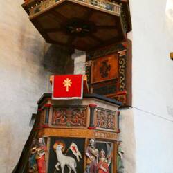 Inside Alstadhaug kirke