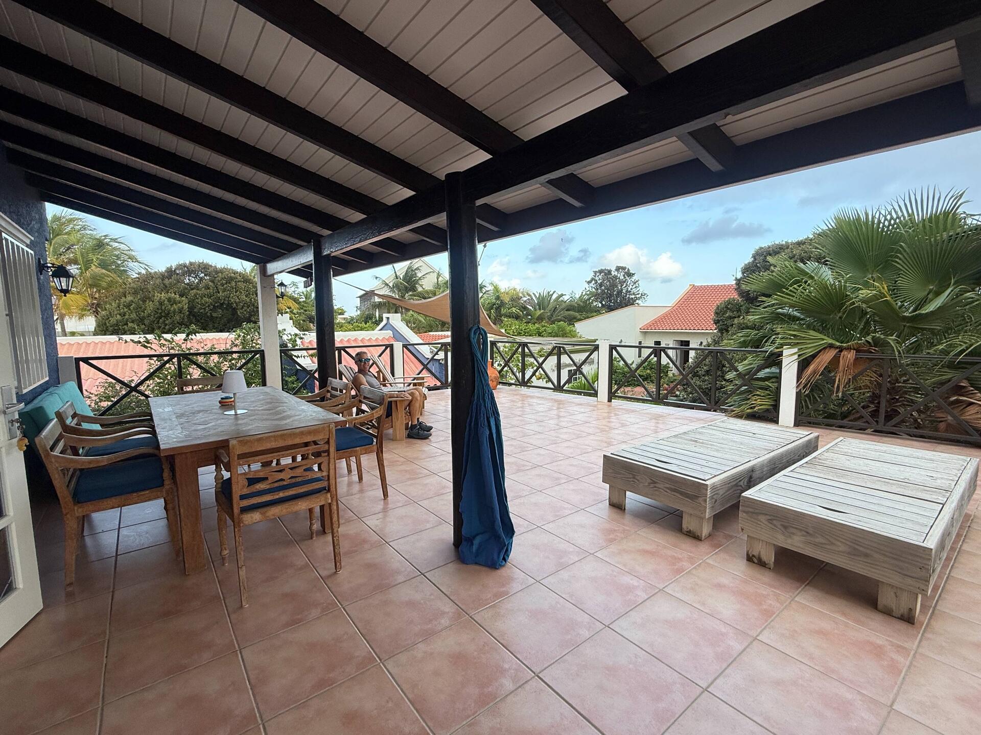 Patio area for two bedroom apartment