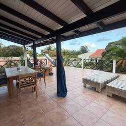 Patio area for two bedroom apartment