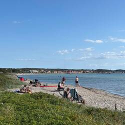 Strand bei der Halbinsel am Kattegat