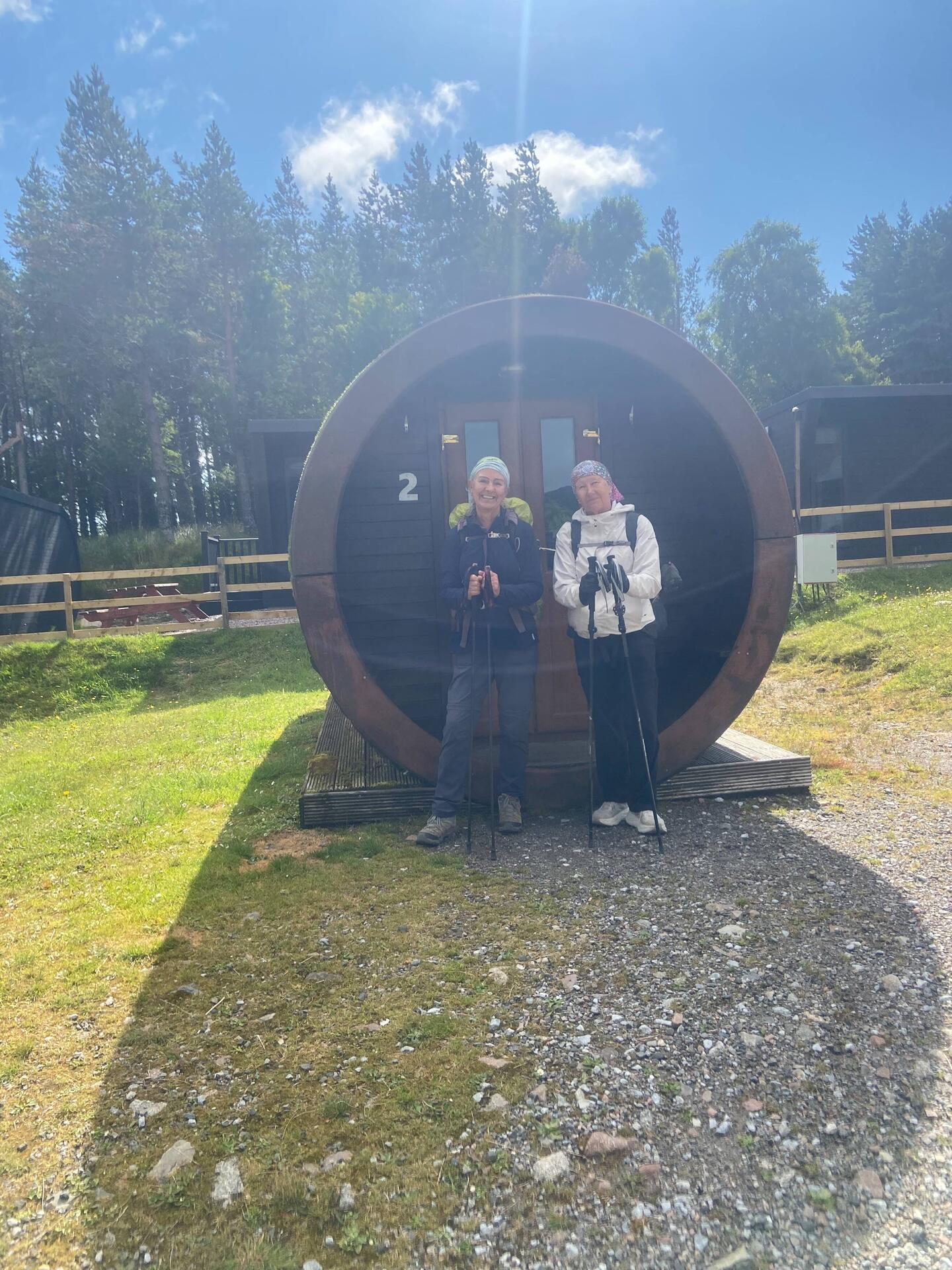 Our pod at Glen Coe