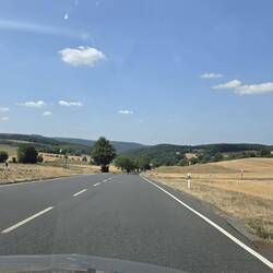 Ganz schön trocken, die Eifel.