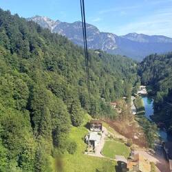 Die einzige Seilbahn die wir während der via alpina nehmen - zählt aber nicht 🤪