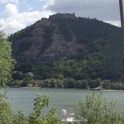 In Hungary looking over the Danube to Slovakia