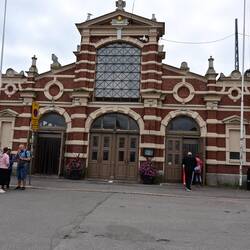 The Old Market Hall, full of fish, reindeer and moose dishes