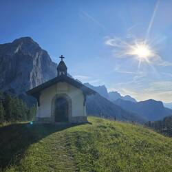 Kapelle von der Hallerangeralm