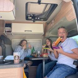 Camper lunch fun