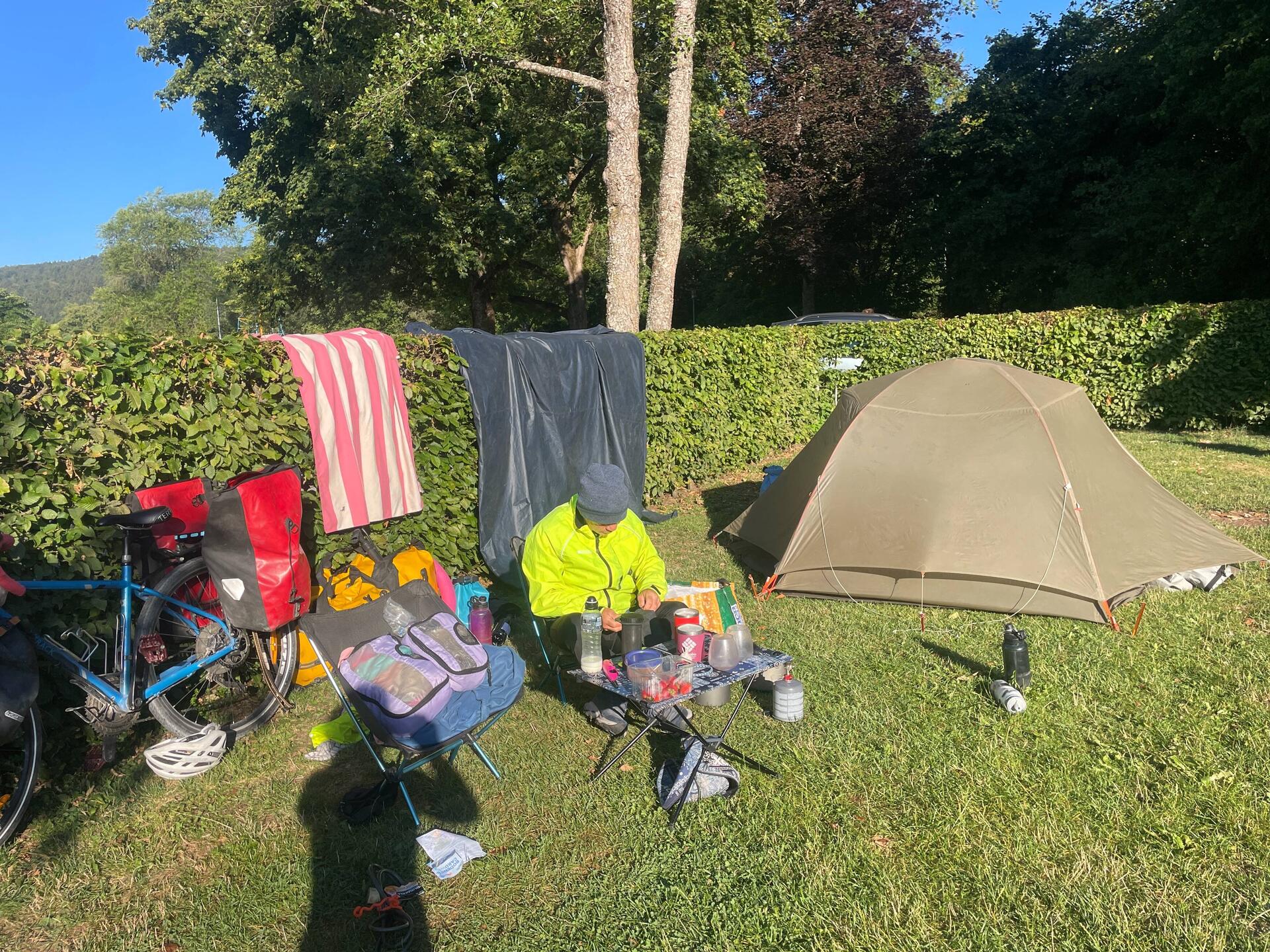 Our free campsite