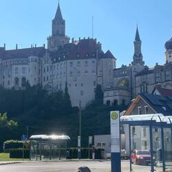 Schloss towering over the town