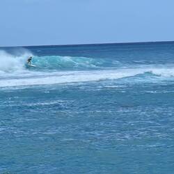 Surfer beach, there were some impressive waves here