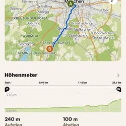Heute geht's vom Marienplatz in München nach Hohenschäftlarn.