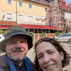 Und "schon" sind wir am Gasthof Isarwinkel...