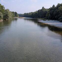 Immer noch geht's an der Isar entlang.