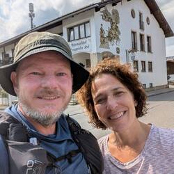 ...bis zu unserem Tagesziel in Lenggries.