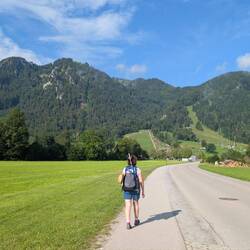 Auf dem Weg zum Brauneck. Da müssen wir hoch - OHNE die Seilbahn!