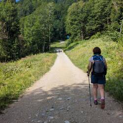 Der Weg steigt stetig steil an...