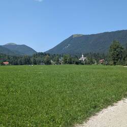 Blick zurück auf Jachenau.