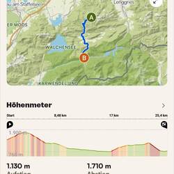 Heute geht's von der Tutzinger Hütte nach Vorderriß.