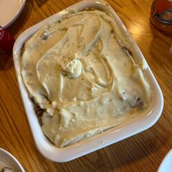 Zum Abendessen hat Krista einen Shepherd's Pie gemacht. 😋🙏🏻