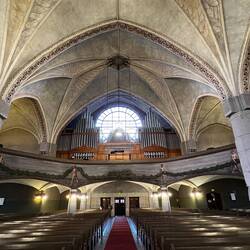 Blick auf die Orgel