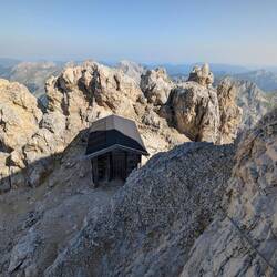 Die Birkkar-Hütte ist für den Notfall.