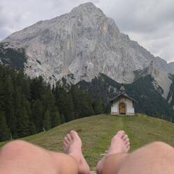 Die kleine Kapelle zu Ehren von Ludwig Graßler.