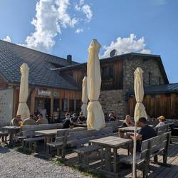 Die Lizumer Hütte.