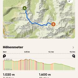 Heute geht's von der Glungezerhütte zur Lizumer Hütte
