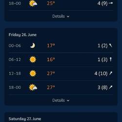 Überzeugende Aussichten für Schweden😍☀️☀️ nix wie hin!