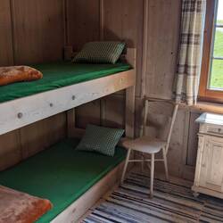 Mein Zimmer ist sehr schön. Heute schlafe ich mal oben.