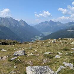 Blick ins Pfitschtal.