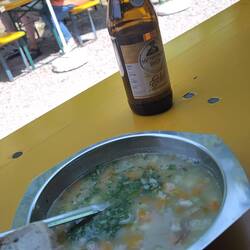 Dieses Mal Suppe und Bier 🍻