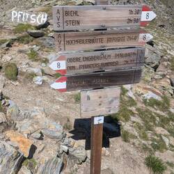 Endlich auf der Gliederscharte (2.640 m).