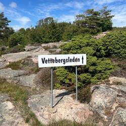 Über Stein und Fels... Zum Vettebergsleden
