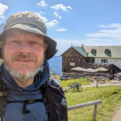Angekommen an der Schlüterhütte.