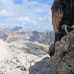 Wieder ein Klettersteig mit grandiosen Aussichten.
