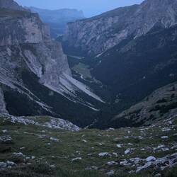 Guten Morgen Berge. Heute starte ich sehr früh.