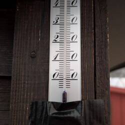 Heute Morgen hat es 1°C - brrrr!