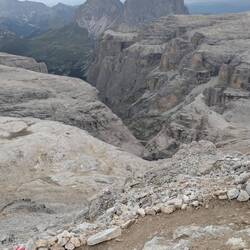 Der Langkofel begleitet mich jetzt schon seit Tagen.