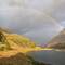 Wie jeden Abend regnet's auch heute wieder. Dafür gibt es aber auch einen Regenbogen zu bestaunen.