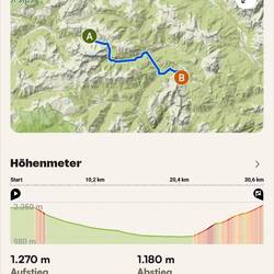 Heute geht's vom Refugio Marmelade zum Refugio Coldai.
