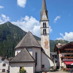 Die Kirche von Alleghe