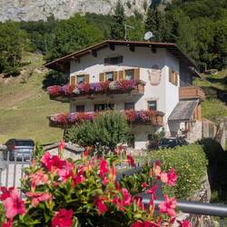 Blumiges Haus in Sottoguda
