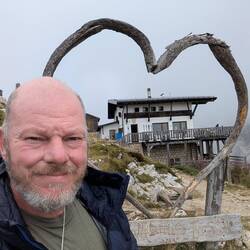 An der Tissi-Hütte angekommen.