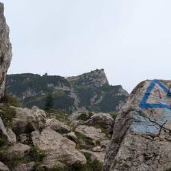 Heute folge ich dem Dolomiten-Höhenweg 1.