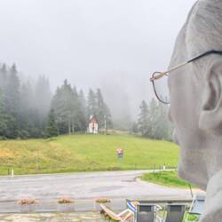 Wie angekündigt, gewittert es ab 16 Uhr, aber ich bin in Sicherheit.